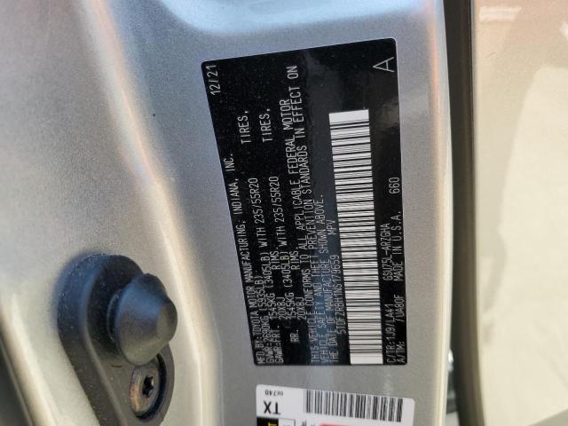 2022 TOYOTA HIGHLANDER PLATINUM 5TDFZRBH1NS179659