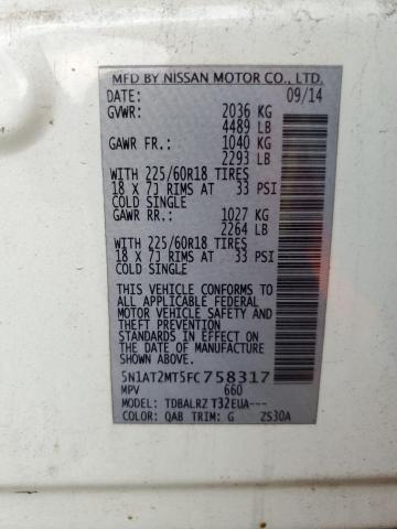 2015 NISSAN ROGUE S - 5N1AT2MT5FC758317