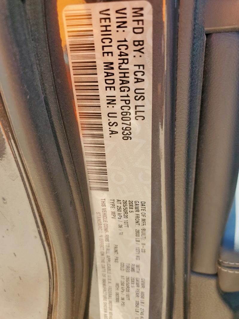 2023 JEEP GRAND CHER - 1C4RJHAG1PC607936