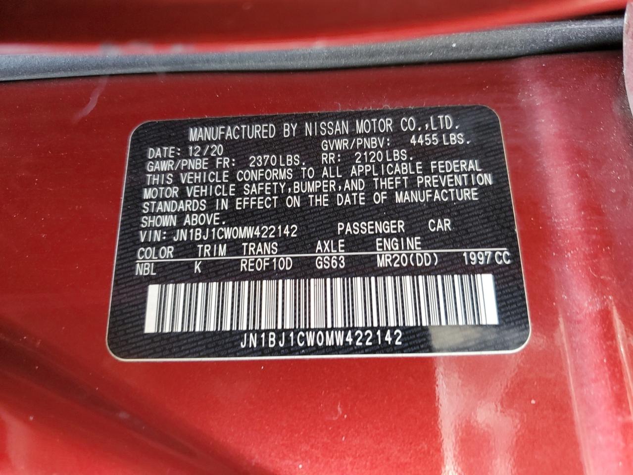 NISSAN ROGUE SPORT SL