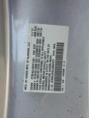 2018 HONDA ODYSSEY EX 5FNRL6H52JB064237