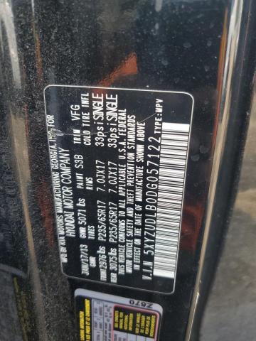 2013 HYUNDAI SANTA FE S - 5XYZUDLB0DG057122