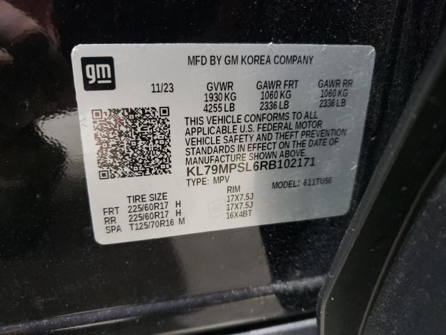 2024 CHEVROLET TRAILBLAZE - KL79MPSL6RB102171