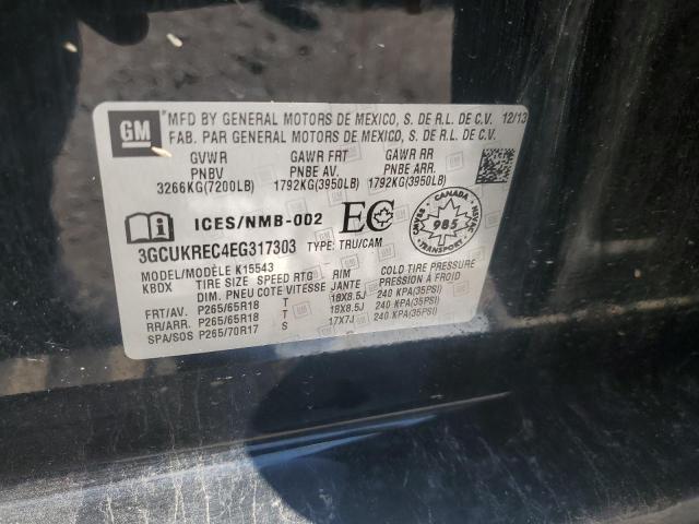 2014 CHEVROLET SILVERADO - 3GCUKREC4EG317303