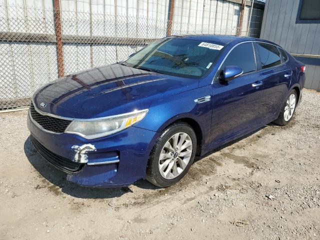 KIA OPTIMA LX 2016 blue sedan 4d gas 5XXGT4L30GG012015 photo #1