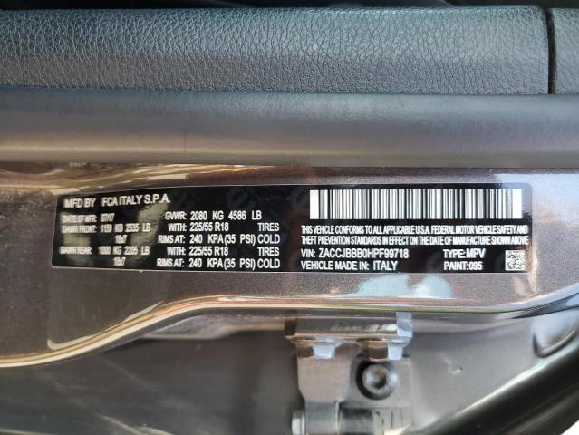 2017 JEEP RENEGADE L ZACCJBBB0HPF99718