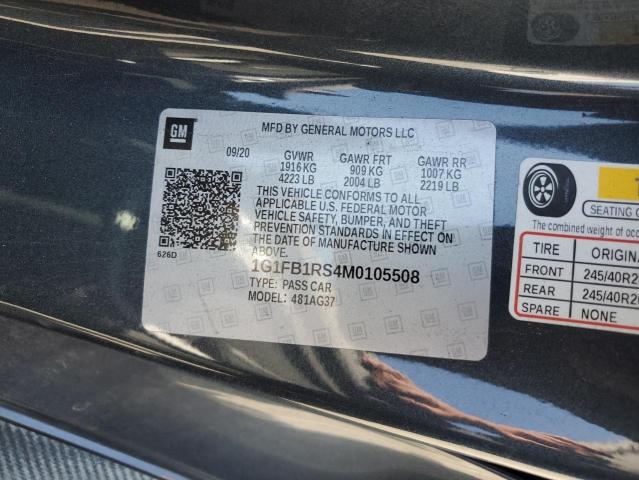 2021 CHEVROLET CAMARO LS 1G1FB1RS4M0105508
