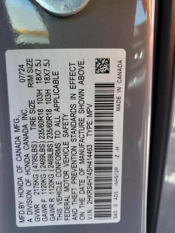 2025 HONDA CR-V EXL 2HKRS4H74SH414463