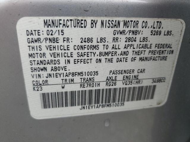 2015 INFINITI Q70 HYBRID JN1EY1AP8FM510035