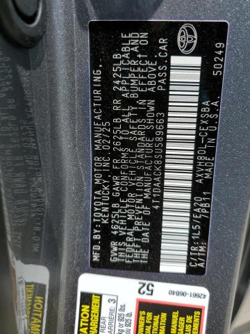 2025 TOYOTA CAMRY XSE 4T1DAACK8SU589663