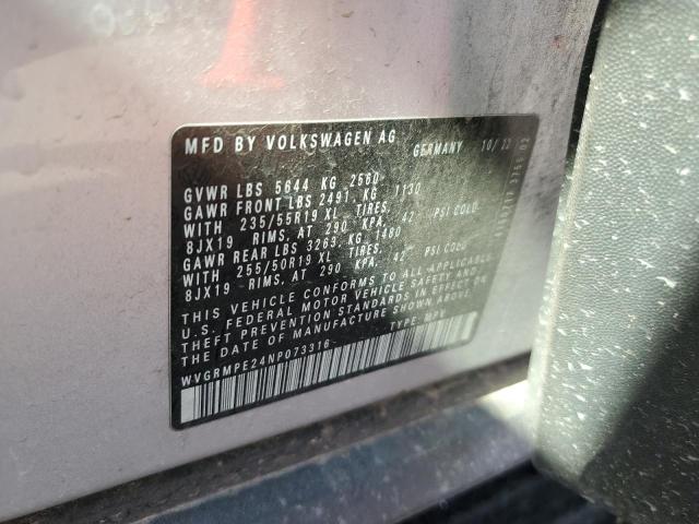 2022 VOLKSWAGEN 2 DOOR WVGRMPE24NP073316