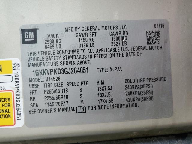 2016 GMC ACADIA SLE 1GKKVPKD3GJ264051