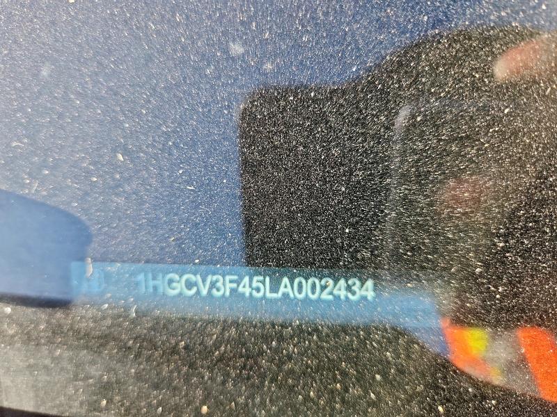 2020 HONDA ACCORD HYB 1HGCV3F45LA002434