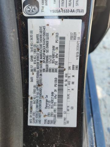 2017 FORD FIESTA ST 3FADP4GX1HM158045