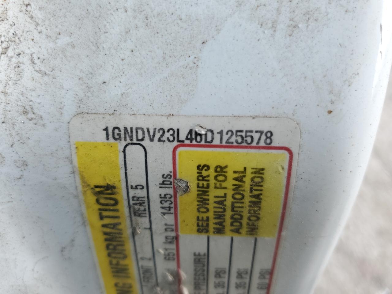 Lot #3280455180 2006 CHEVROLET UPLANDER LS