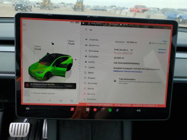 2023 TESLA MODEL Y 7SAYGDEF8PF869902