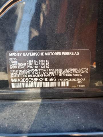 2015 BMW 328 D XDRI WBA3D5C58FK290696