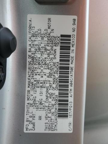 2013 TOYOTA TACOMA DOU - 3TMJU4GN2DM155038