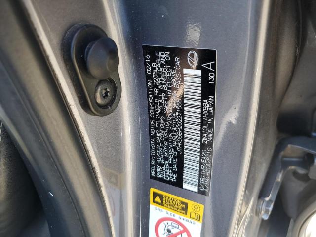 2016 LEXUS CT 200 JTHKD5BH2G2271555