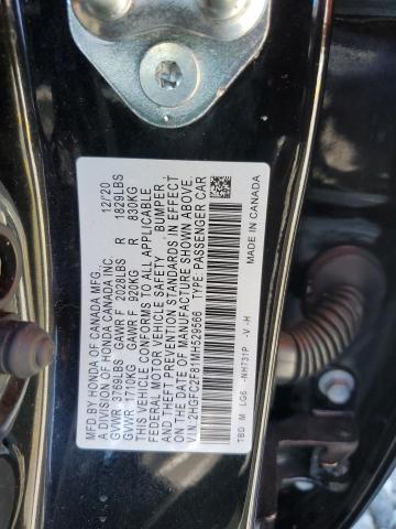 2021 HONDA CIVIC SPOR 2HGFC2F81MH529566