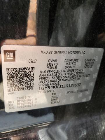 2018 CADILLAC ESCALADE E 1GYS4KKJ1JR134537