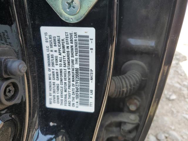 2015 HONDA CIVIC HYBR 19XFB4F27FE200880