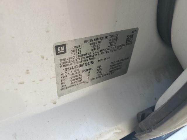 2017 CADILLAC ESCALADE E 1GYS4JKJ0HR194765