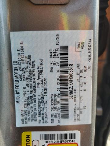 2015 LINCOLN MKZ 3LN6L2JK4FR603518