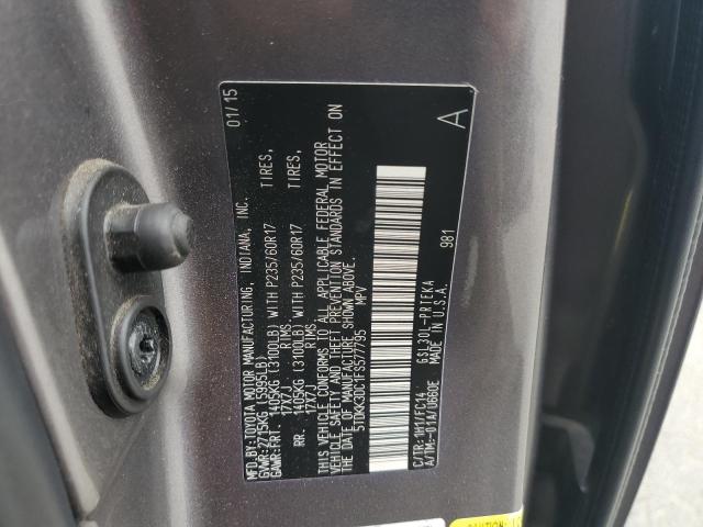 2015 TOYOTA SIENNA LE - 5TDKK3DC1FS577795