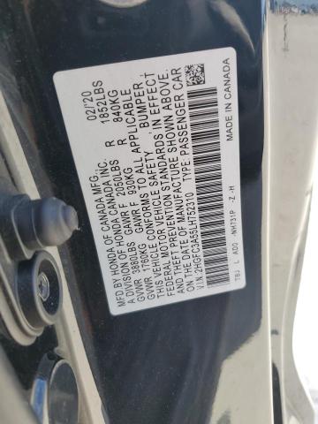 2020 HONDA CIVIC SI 2HGFC3A55LH752310