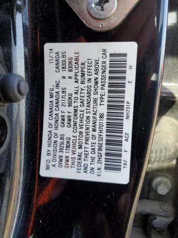 2015 HONDA CIVIC SI - 2HGFB6E52FH701186