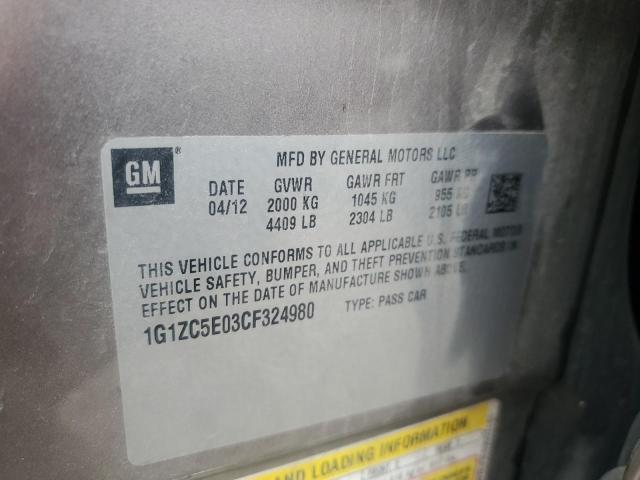 2012 CHEVROLET MALIBU 1LT - 1G1ZC5E03CF324980