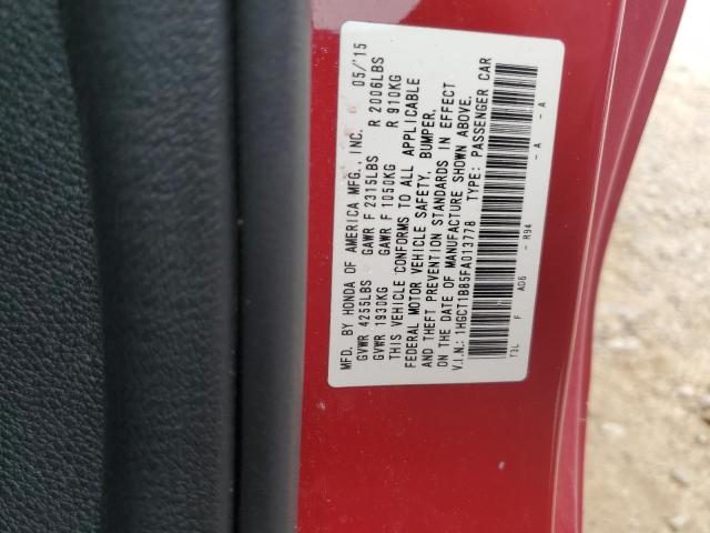 2015 HONDA ACCORD EXL - 1HGCT1B85FA013778