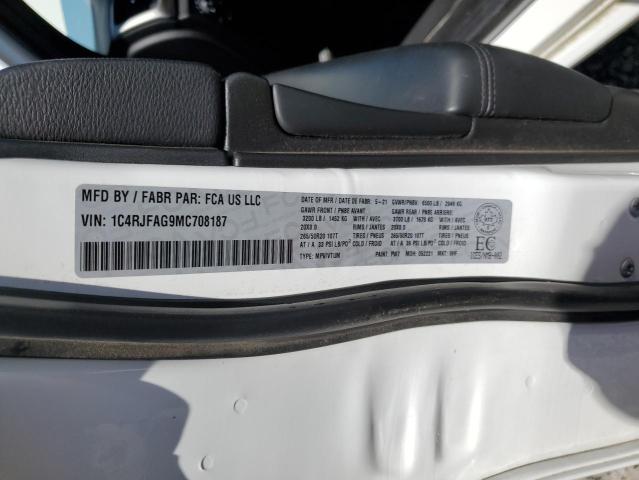 2021 JEEP GRAND CHEROKEE LAREDO 1C4RJFAG9MC708187