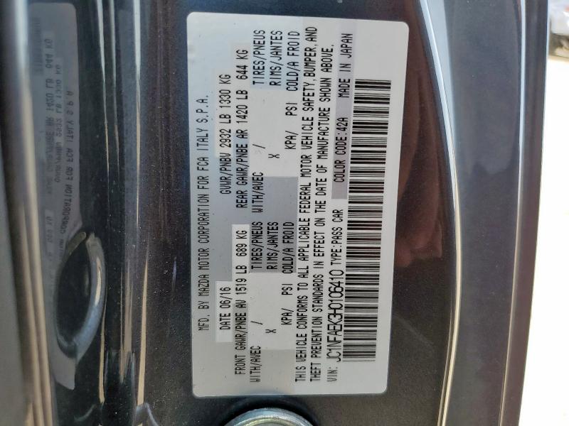 2017 FIAT 124 SPIDER JC1NFAEK3H0106410