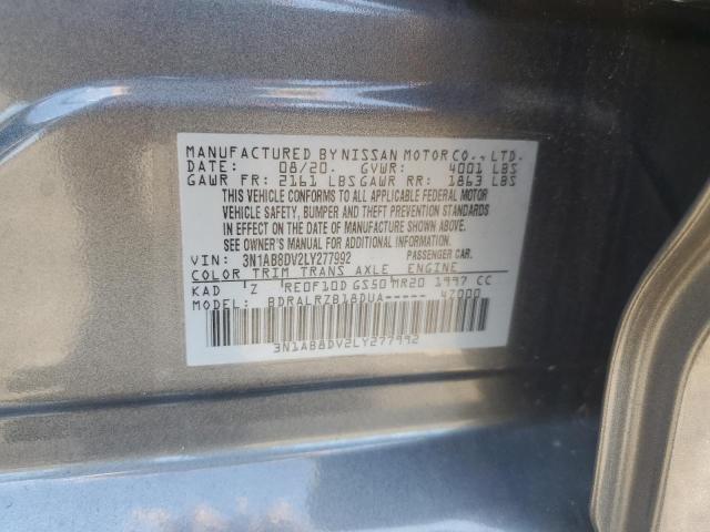 2020 NISSAN SENTRA SR 3N1AB8DV2LY277992