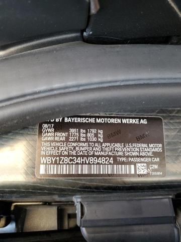 2017 BMW I3 REX WBY1Z8C34HV894824