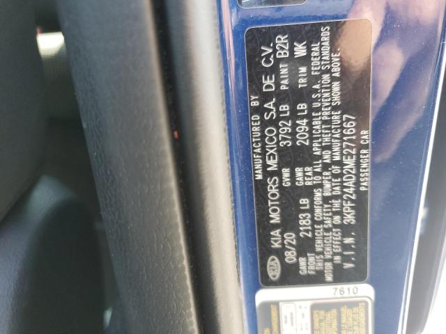 2021 KIA FORTE FE 3KPF24AD2ME271667