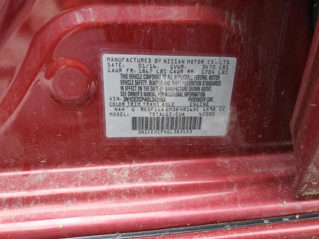 2016 NISSAN VERSA NOTE 3N1CE2CP4GL383153