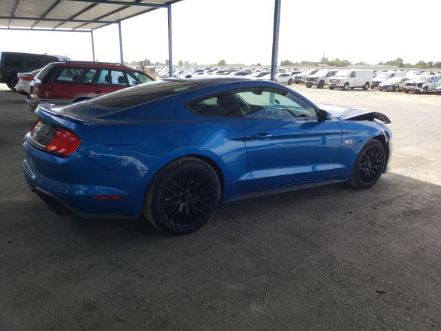 FORD MUSTANG GT 2020 blue  gas 1FA6P8CF6L5125117 photo #4