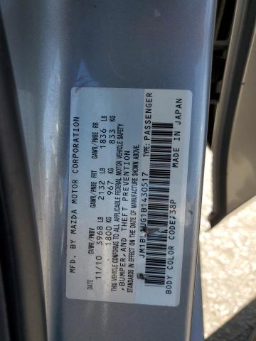 2011 MAZDA MAZDA3 - JM1BL1UG1B1430517