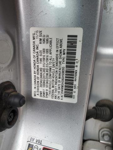 2016 HONDA CR-V LX 2HKRM3H3XGH508095