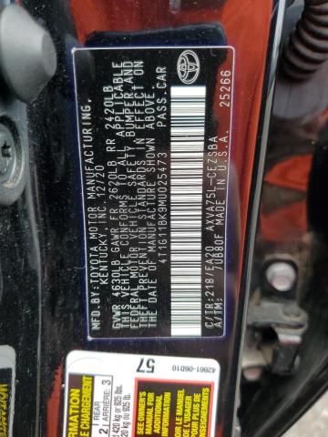 2021 TOYOTA CAMRY SE 4T1G11BK9MU025473
