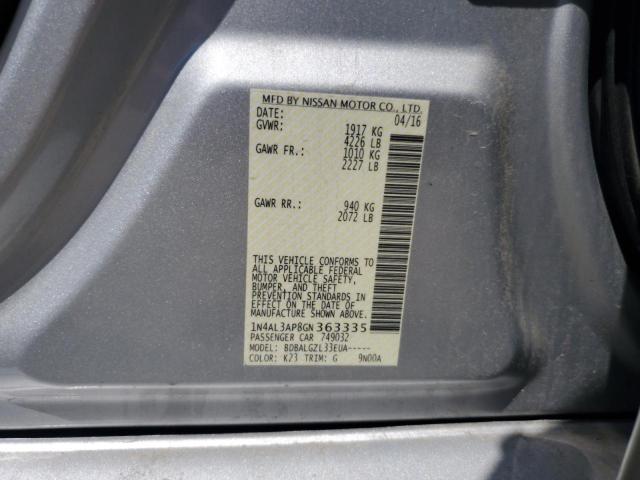 2016 NISSAN ALTIMA 2.5 1N4AL3AP8GN363335