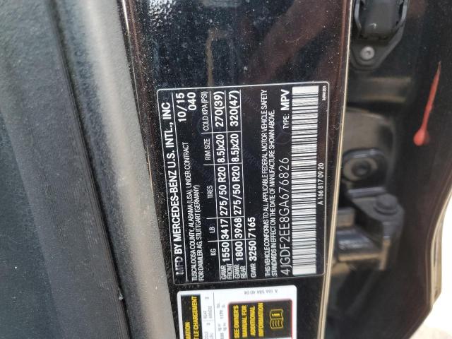 2016 MERCEDES-BENZ GL 350 BLU 4JGDF2EE8GA676826