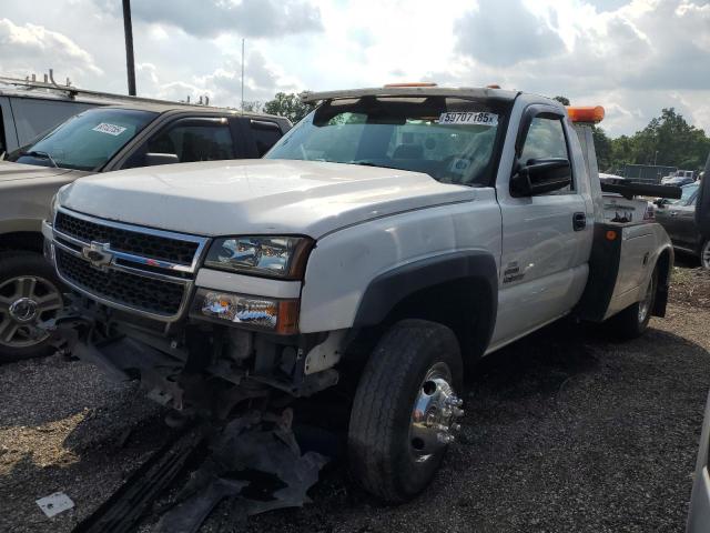 CHEVROLET SILVERADO 2007 white chassis diesel 1GBJK34D17E167207 photo #3