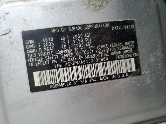 2018 SUBARU LEGACY 2.5I - 4S3BNAA61J3039960