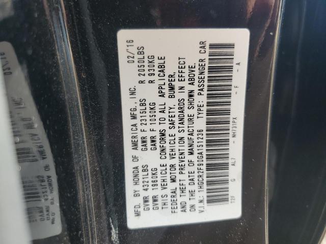 2016 HONDA ACCORD EXL 1HGCR2F90GA151236