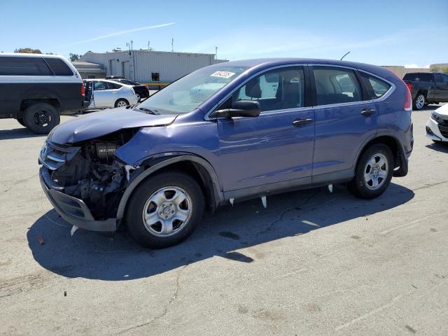 HONDA CR-V LX 2012 blue  gas 5J6RM3H39CL027397 photo #1