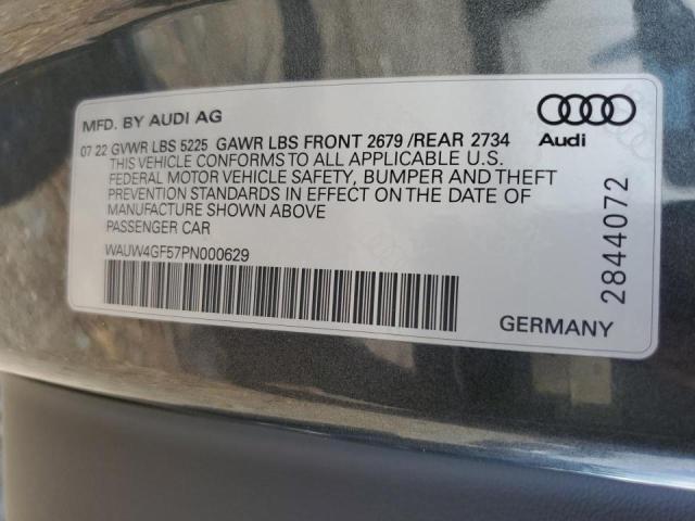 2023 AUDI S5 PREMIUM WAUW4GF57PN000629